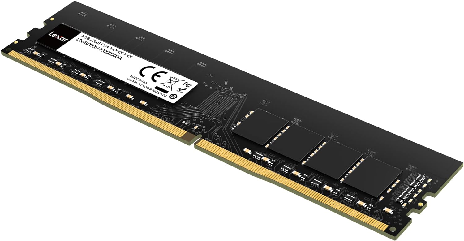 Lexar UDIMM DDR4 RAM 8GB 3200 MHz, 288-Pin U-DIMM Desktop Memory, High Performance Computer Memory, RAM Module Upgrade Lexar UDIMM DDR4 RAM 8GB 3200 MHz, 288-Pin U-DIMM Desktop Memory, High Performance Computer Memory, RAM Module Upgrade